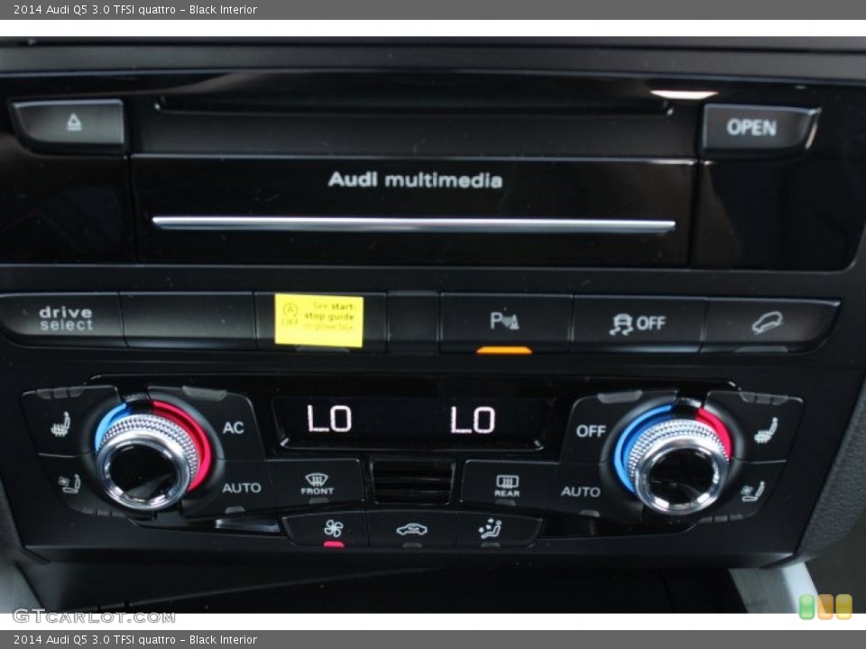 Black Interior Controls for the 2014 Audi Q5 3.0 TFSI quattro #88038116