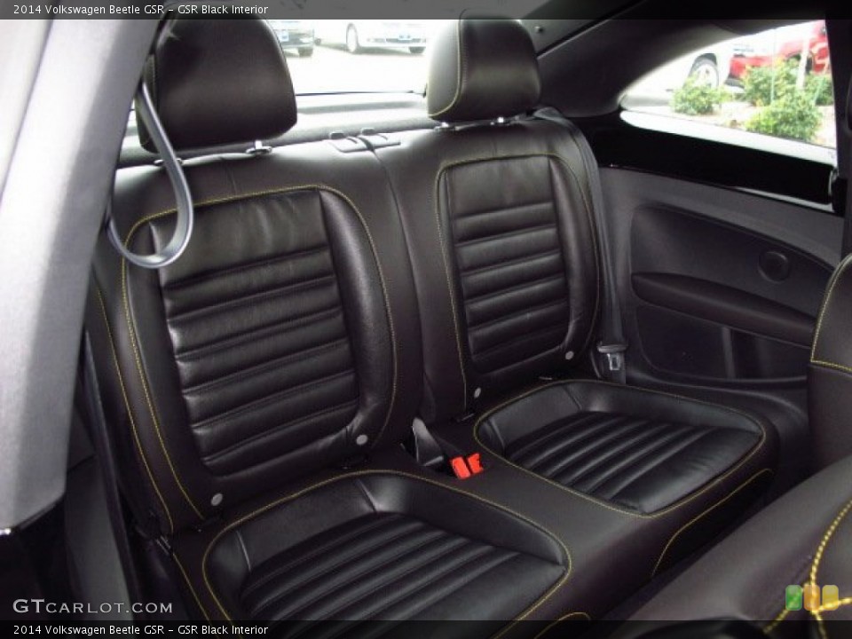 GSR Black Interior Rear Seat for the 2014 Volkswagen Beetle GSR #88038146