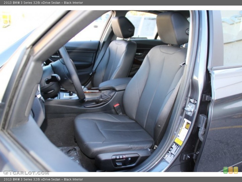 Black Interior Front Seat for the 2013 BMW 3 Series 328i xDrive Sedan #88038497
