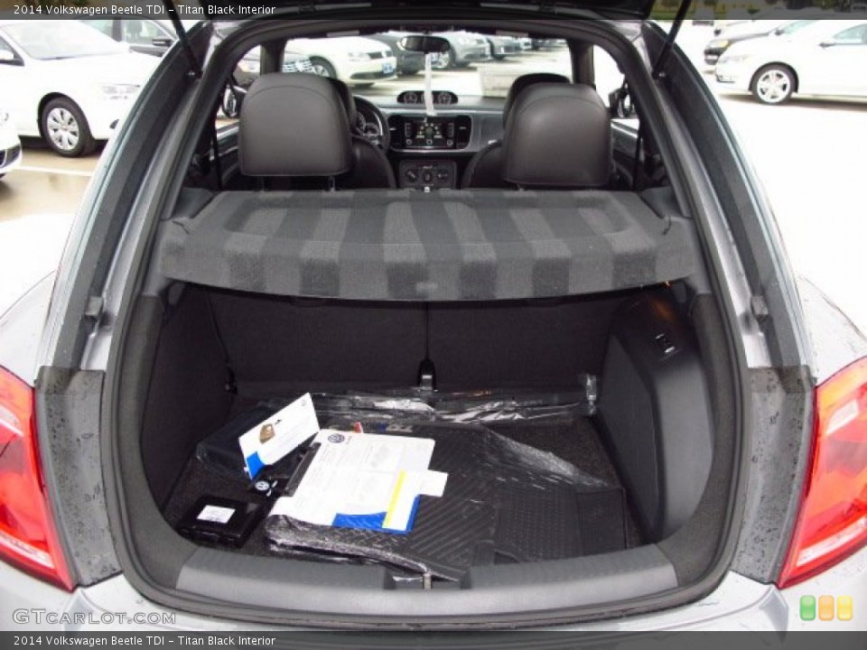 Titan Black Interior Trunk for the 2014 Volkswagen Beetle TDI #88038611