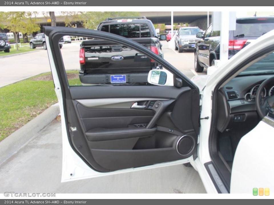 Ebony Interior Door Panel for the 2014 Acura TL Advance SH-AWD #88038721