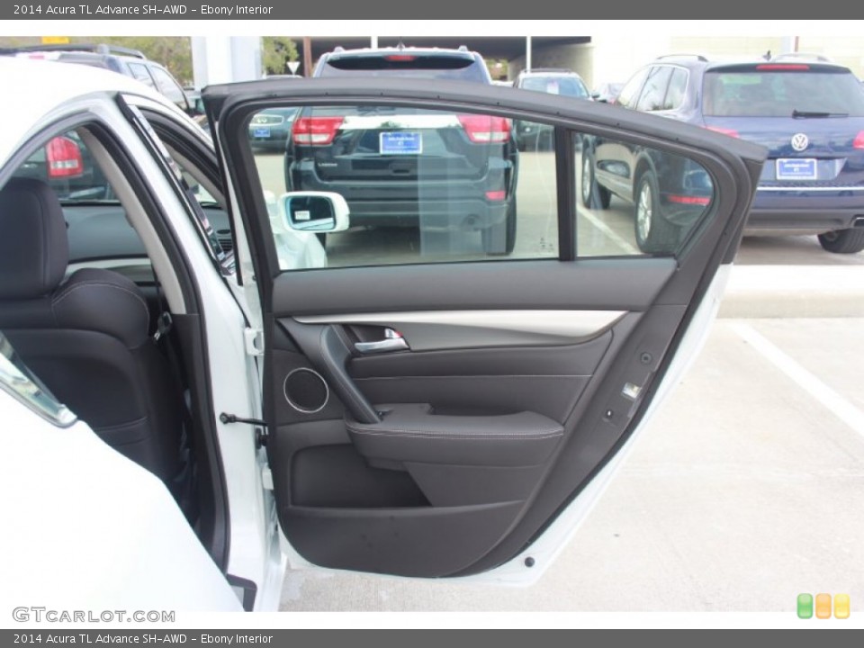 Ebony Interior Door Panel for the 2014 Acura TL Advance SH-AWD #88038955