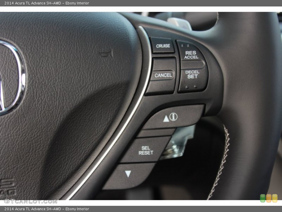Ebony Interior Controls for the 2014 Acura TL Advance SH-AWD #88039334