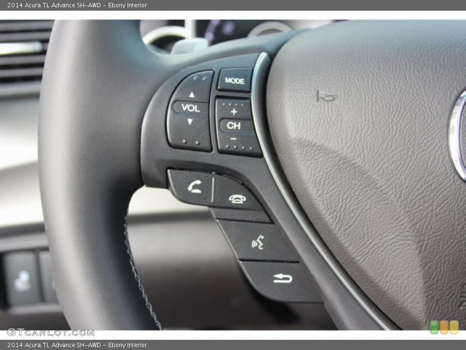Ebony Interior Controls for the 2014 Acura TL Advance SH-AWD #88039360