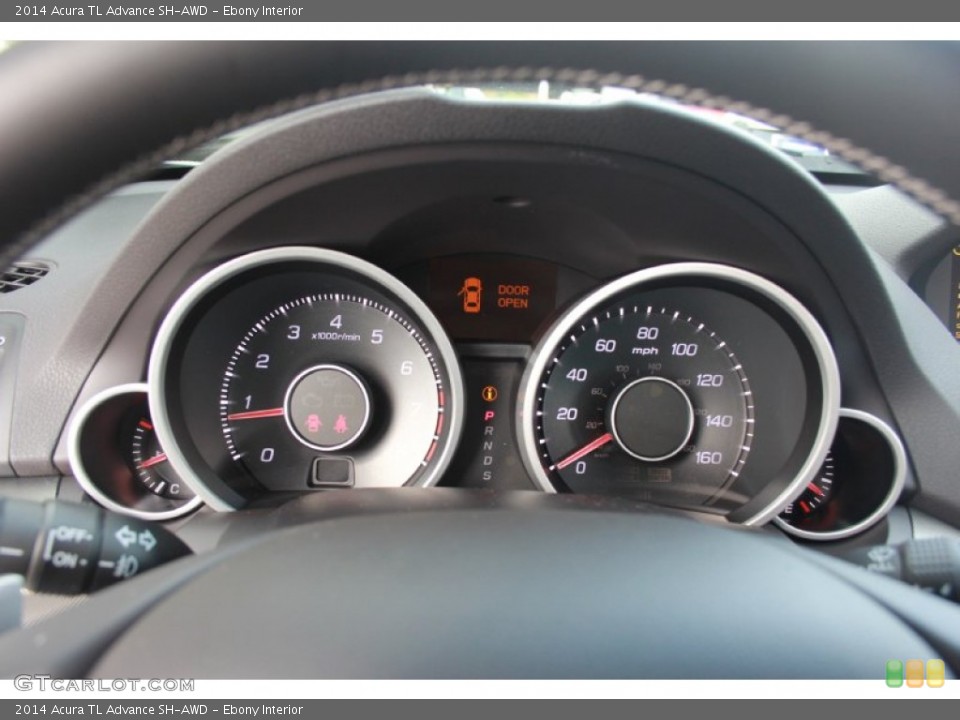 Ebony Interior Gauges for the 2014 Acura TL Advance SH-AWD #88039385