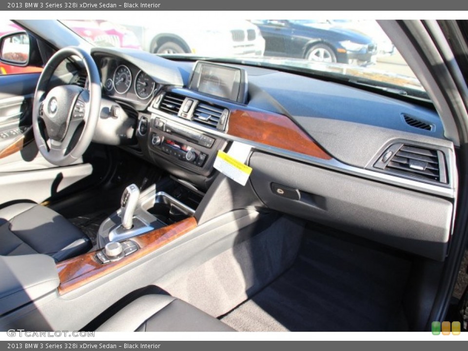 Black Interior Dashboard for the 2013 BMW 3 Series 328i xDrive Sedan #88040279