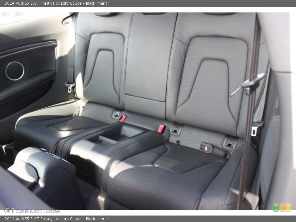 Black Interior Rear Seat for the 2014 Audi S5 3.0T Prestige quattro Coupe #88040357