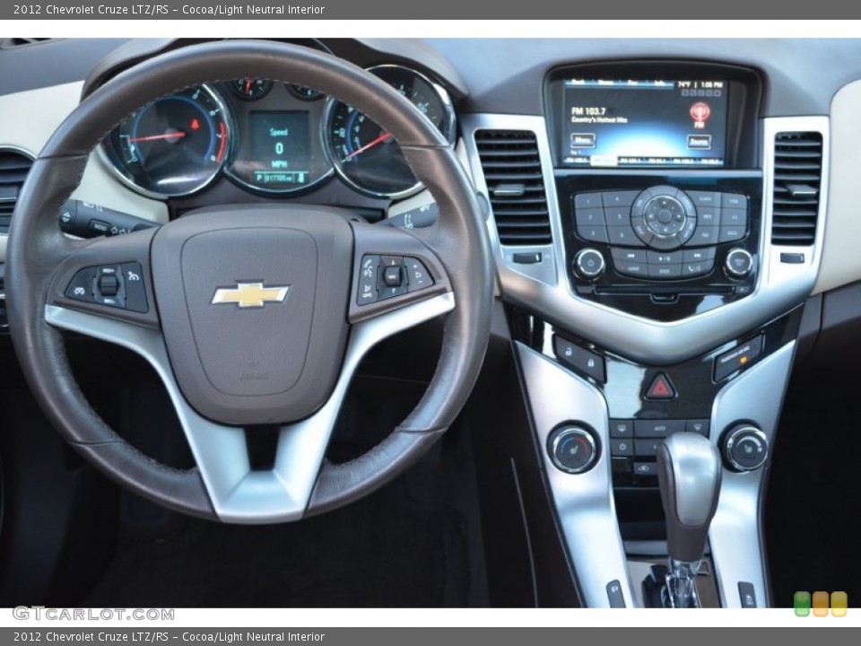 Cocoa/Light Neutral Interior Dashboard for the 2012 Chevrolet Cruze LTZ/RS #88040570