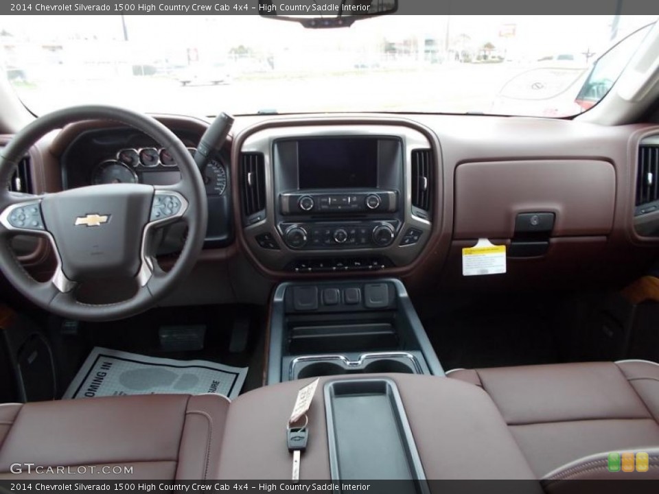 High Country Saddle Interior Dashboard for the 2014 Chevrolet Silverado 1500 High Country Crew Cab 4x4 #88044464