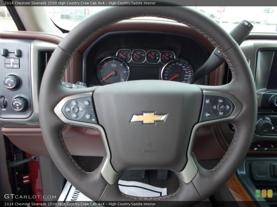 High Country Saddle Interior Steering Wheel for the 2014 Chevrolet Silverado 1500 High Country Crew Cab 4x4 #88044629