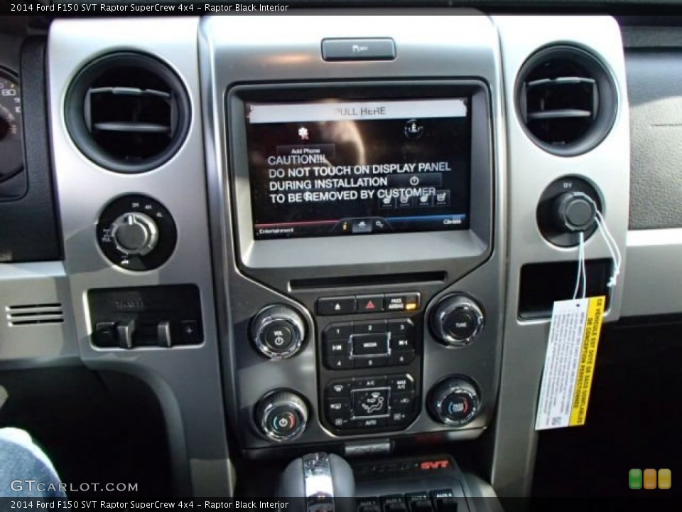 Raptor Black Interior Controls for the 2014 Ford F150 SVT Raptor SuperCrew 4x4 #88046693