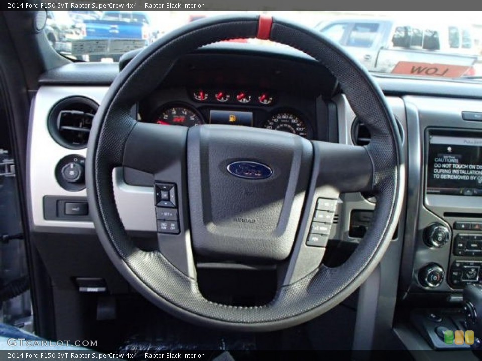 Raptor Black Interior Steering Wheel for the 2014 Ford F150 SVT Raptor SuperCrew 4x4 #88046783
