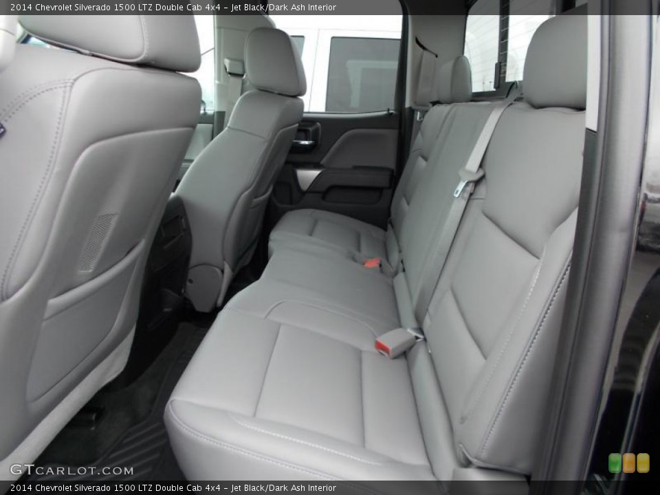 Jet Black/Dark Ash Interior Rear Seat for the 2014 Chevrolet Silverado 1500 LTZ Double Cab 4x4 #88046921