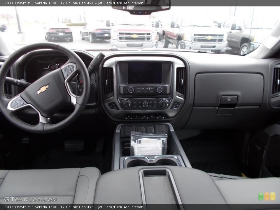 Jet Black/Dark Ash Interior Dashboard for the 2014 Chevrolet Silverado 1500 LTZ Double Cab 4x4 #88046942