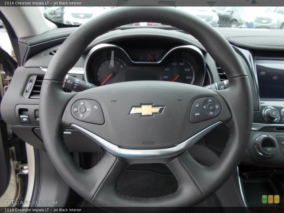 Jet Black Interior Steering Wheel for the 2014 Chevrolet Impala LT #88048274