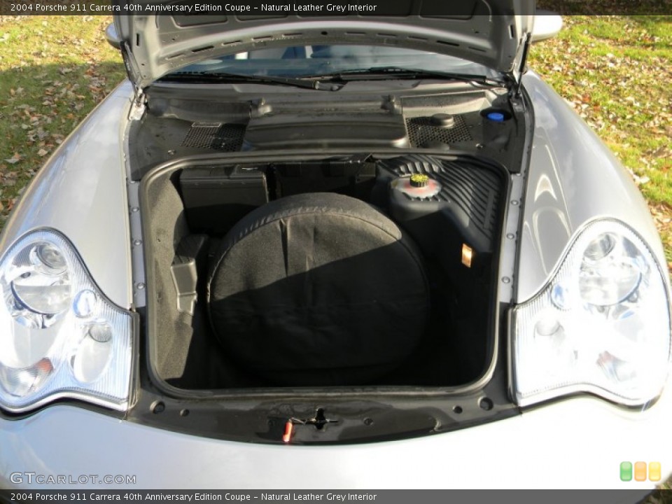 Natural Leather Grey Interior Trunk for the 2004 Porsche 911 Carrera 40th Anniversary Edition Coupe #88049567