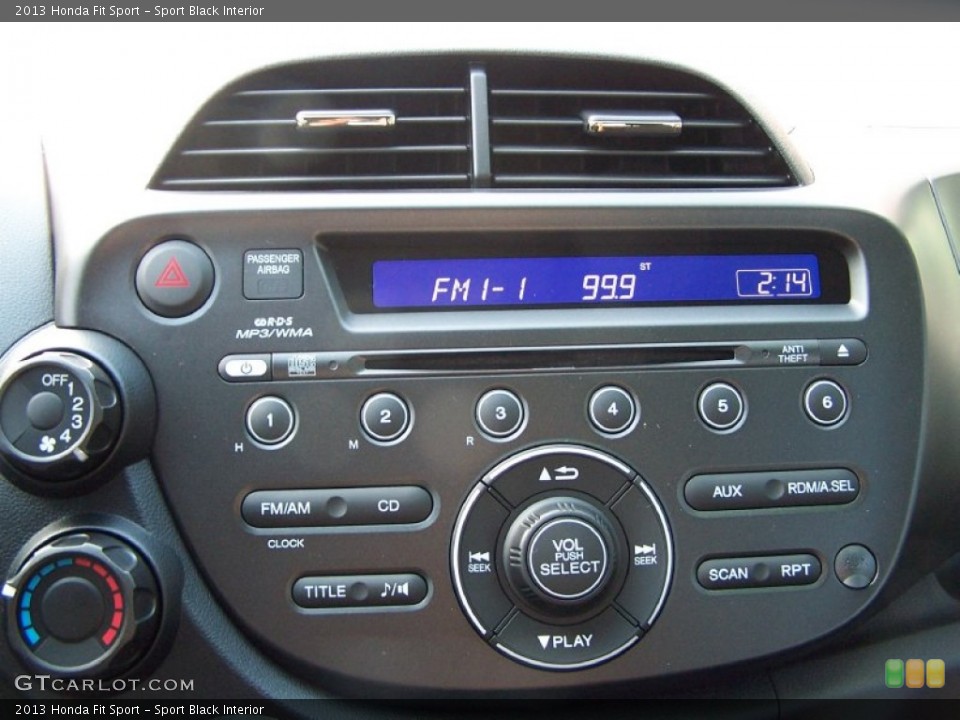 Sport Black Interior Audio System for the 2013 Honda Fit Sport #88051847
