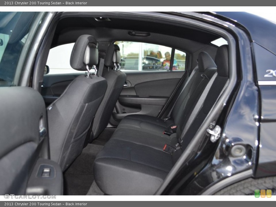 Black Interior Rear Seat for the 2013 Chrysler 200 Touring Sedan #88052852