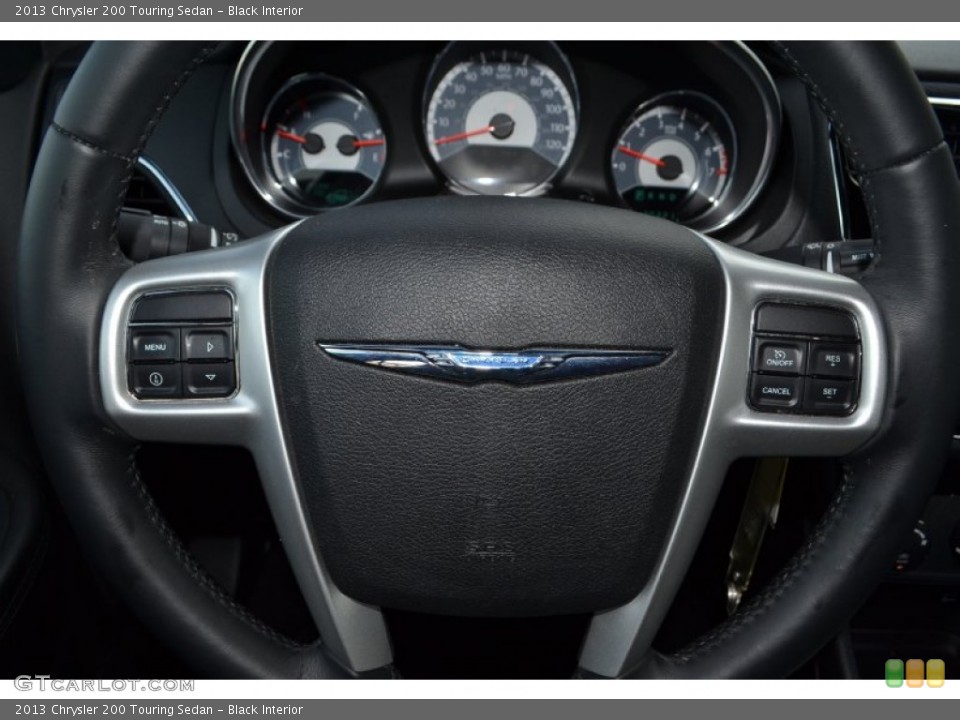Black Interior Controls for the 2013 Chrysler 200 Touring Sedan #88052918