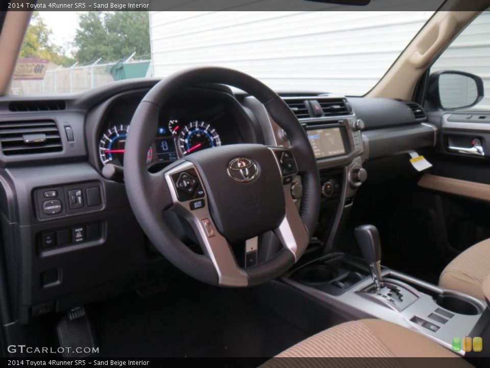Sand Beige Interior Dashboard for the 2014 Toyota 4Runner SR5 #88055906