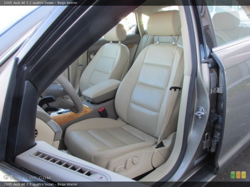 Beige Interior Front Seat for the 2005 Audi A6 3.2 quattro Sedan #88056931