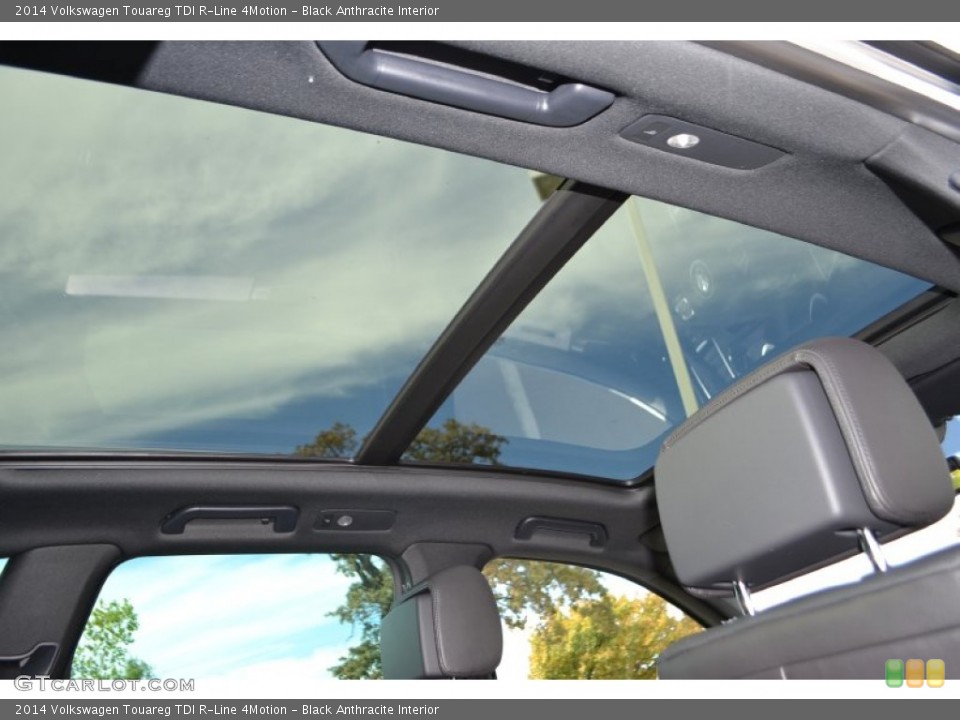 Black Anthracite Interior Sunroof for the 2014 Volkswagen Touareg TDI R-Line 4Motion #88060056