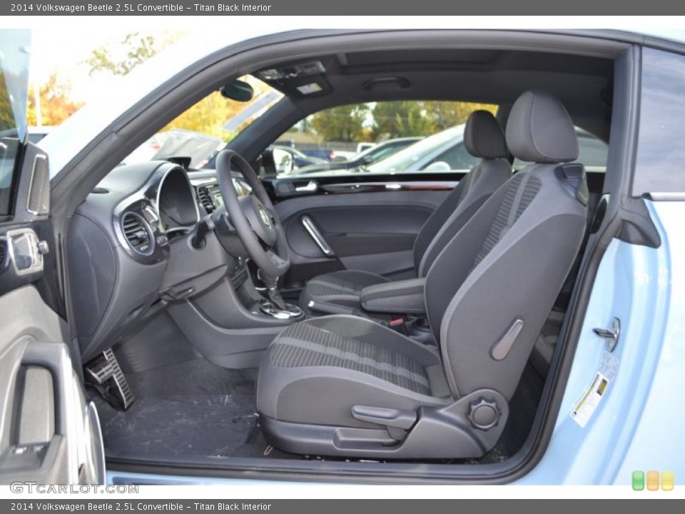Titan Black Interior Photo for the 2014 Volkswagen Beetle 2.5L Convertible #88060509