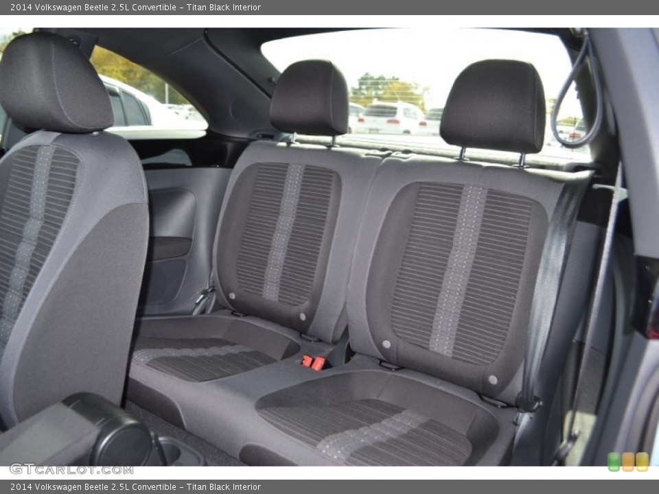 Titan Black Interior Rear Seat for the 2014 Volkswagen Beetle 2.5L Convertible #88060533