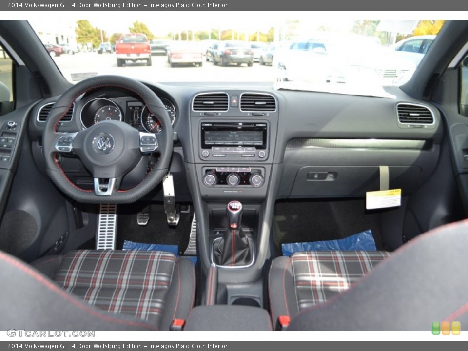 Intelagos Plaid Cloth Interior Dashboard for the 2014 Volkswagen GTI 4 Door Wolfsburg Edition #88060833
