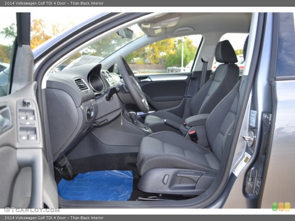 Titan Black Interior Photo for the 2014 Volkswagen Golf TDI 4 Door #88061037