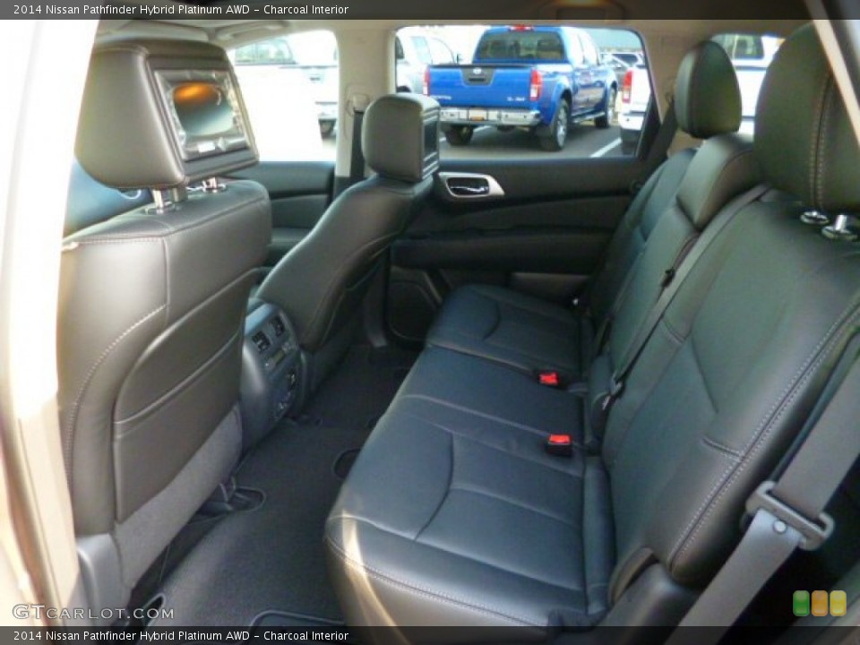 Charcoal Interior Rear Seat for the 2014 Nissan Pathfinder Hybrid Platinum AWD #88062270