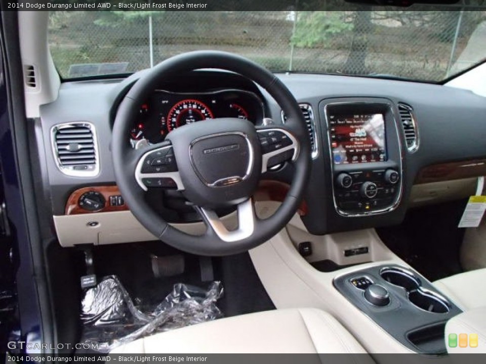 Black/Light Frost Beige Interior Prime Interior for the 2014 Dodge Durango Limited AWD #88064574