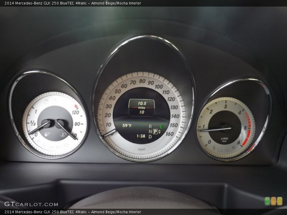 Almond Beige/Mocha Interior Gauges for the 2014 Mercedes-Benz GLK 250 BlueTEC 4Matic #88066293