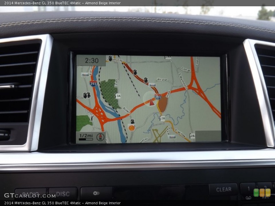 Almond Beige Interior Navigation for the 2014 Mercedes-Benz GL 350 BlueTEC 4Matic #88067160