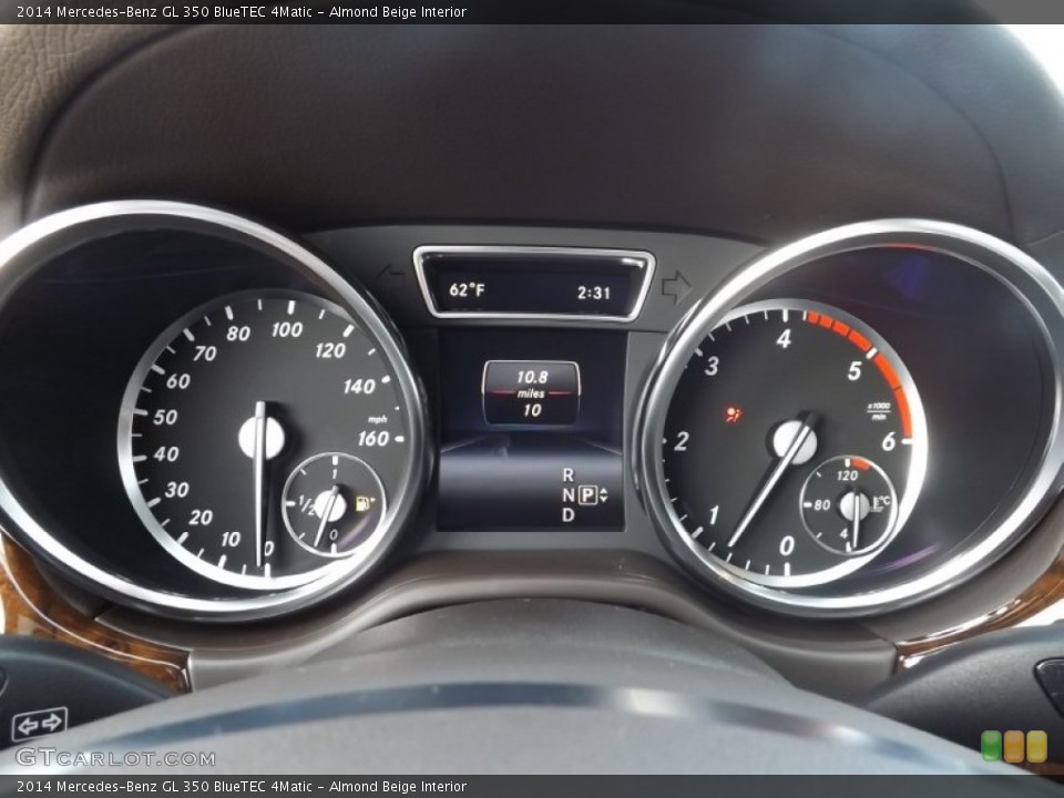 Almond Beige Interior Gauges for the 2014 Mercedes-Benz GL 350 BlueTEC 4Matic #88067181