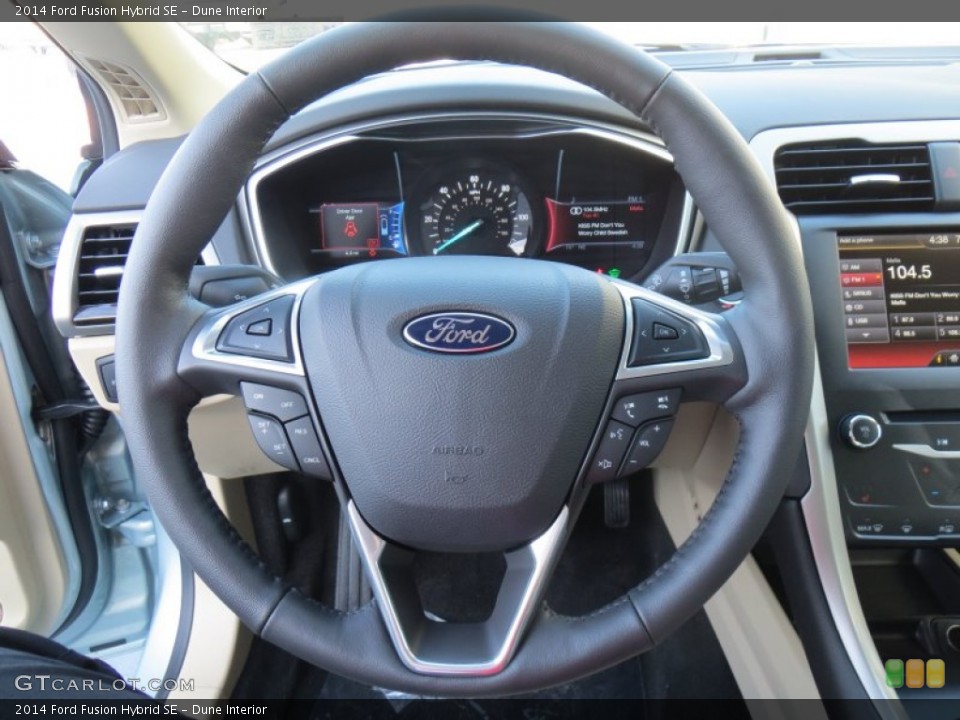 Dune Interior Steering Wheel for the 2014 Ford Fusion Hybrid SE #88071062