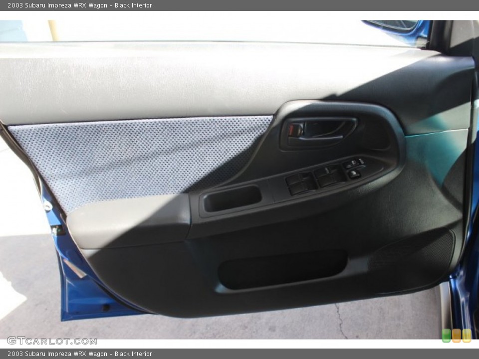 Black Interior Door Panel for the 2003 Subaru Impreza WRX Wagon #88072357