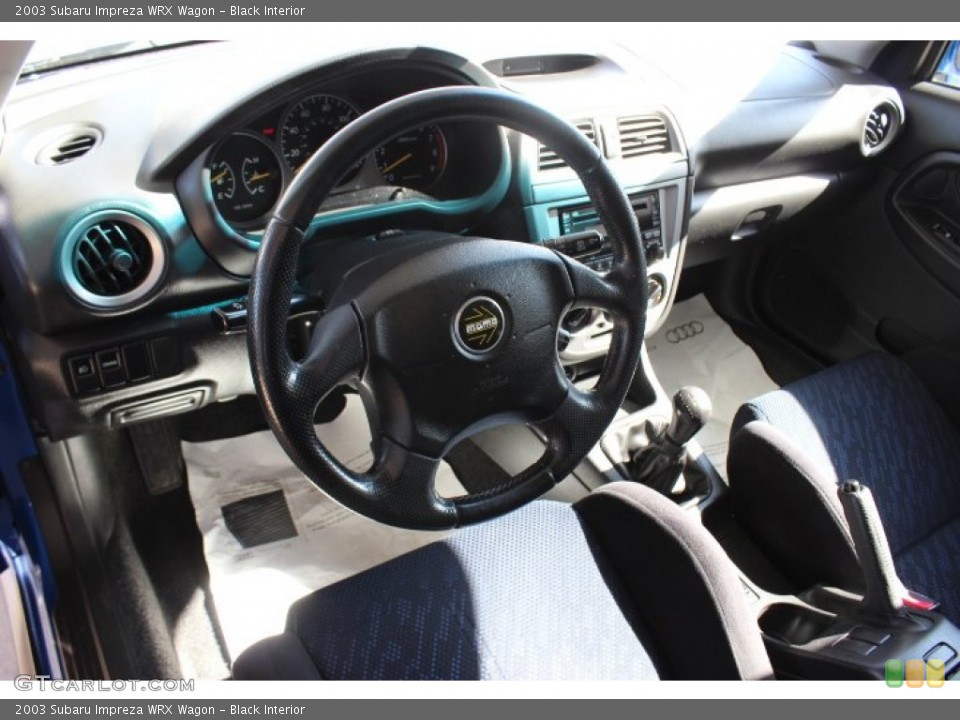 Black Interior Dashboard for the 2003 Subaru Impreza WRX Wagon #88072380