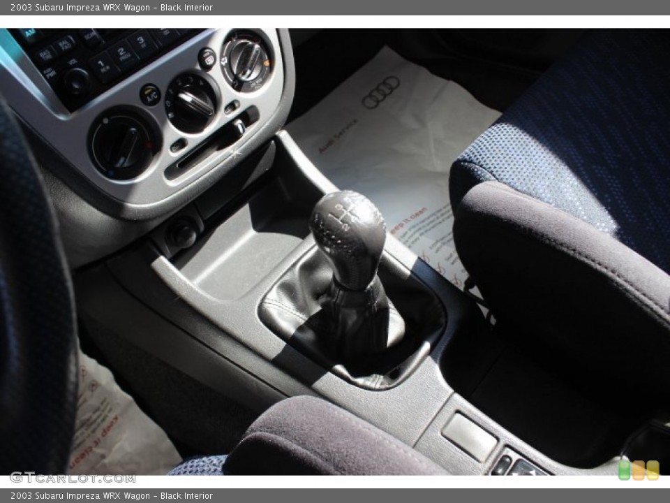 Black Interior Transmission for the 2003 Subaru Impreza WRX Wagon #88072446