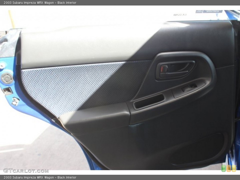 Black Interior Door Panel for the 2003 Subaru Impreza WRX Wagon #88072590
