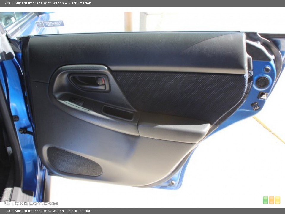 Black Interior Door Panel for the 2003 Subaru Impreza WRX Wagon #88072711