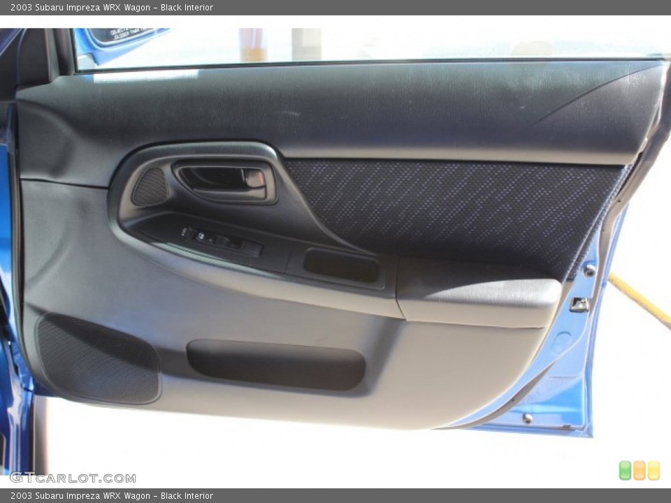 Black Interior Door Panel for the 2003 Subaru Impreza WRX Wagon #88072753