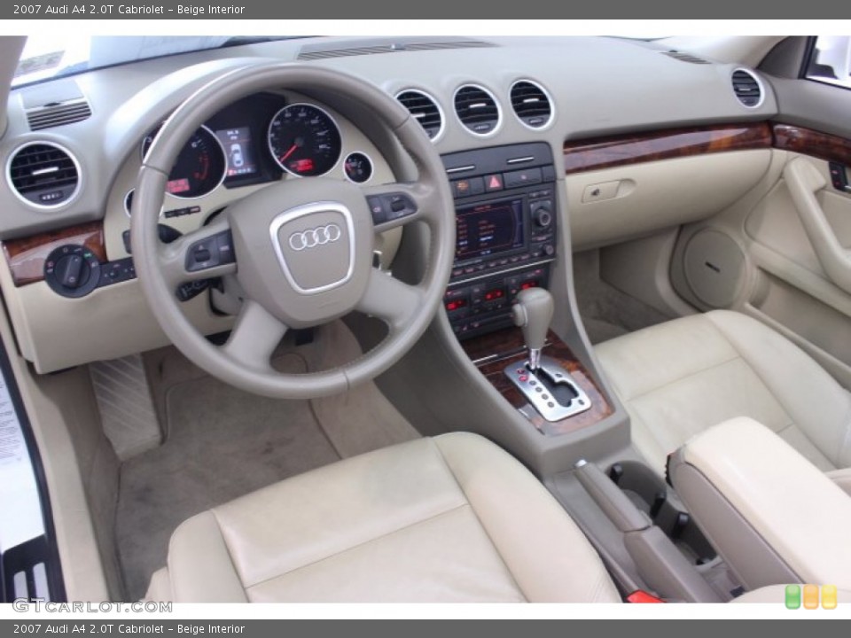 Beige Interior Photo for the 2007 Audi A4 2.0T Cabriolet #88073970