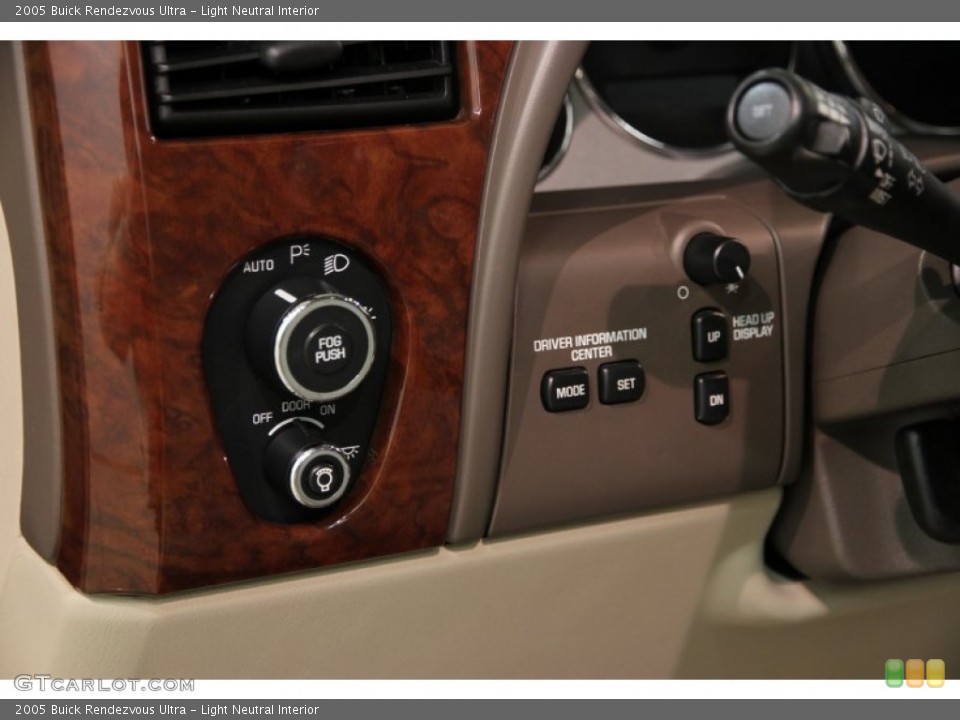 Light Neutral Interior Controls for the 2005 Buick Rendezvous Ultra #88078329