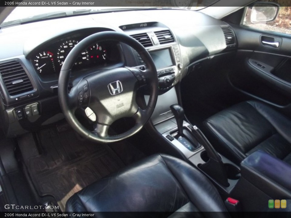 Gray Interior Photo for the 2006 Honda Accord EX-L V6 Sedan #88079220