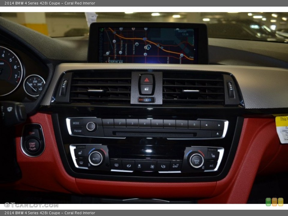 Coral Red Interior Controls for the 2014 BMW 4 Series 428i Coupe #88085436