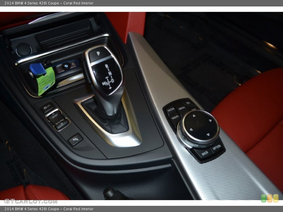 Coral Red Interior Transmission for the 2014 BMW 4 Series 428i Coupe #88085457