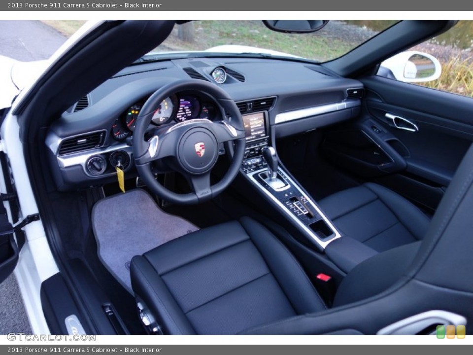Black Interior Photo for the 2013 Porsche 911 Carrera S Cabriolet #88090383