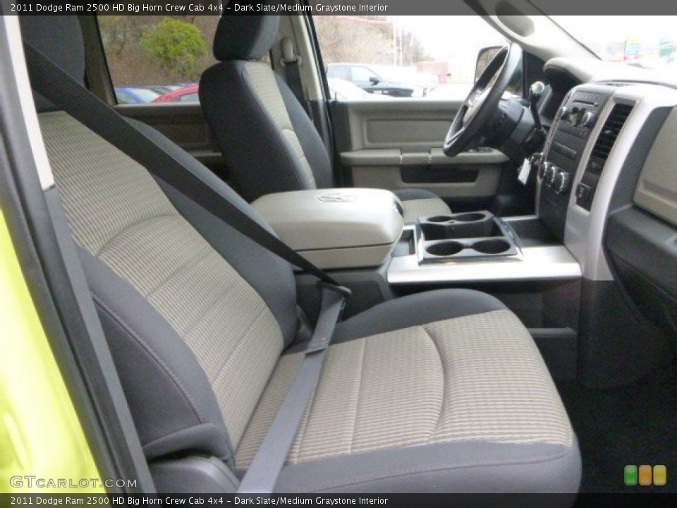 Dark Slate/Medium Graystone Interior Front Seat for the 2011 Dodge Ram 2500 HD Big Horn Crew Cab 4x4 #88094169