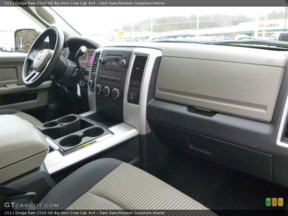 Dark Slate/Medium Graystone Interior Dashboard for the 2011 Dodge Ram 2500 HD Big Horn Crew Cab 4x4 #88094190